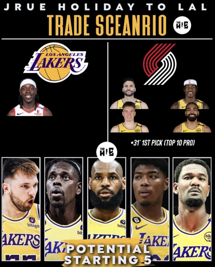 IM电竞在线体育-美媒曝湖人交易方案:霍勒迪加盟代价为克莱伯克内克特文森特及首轮签